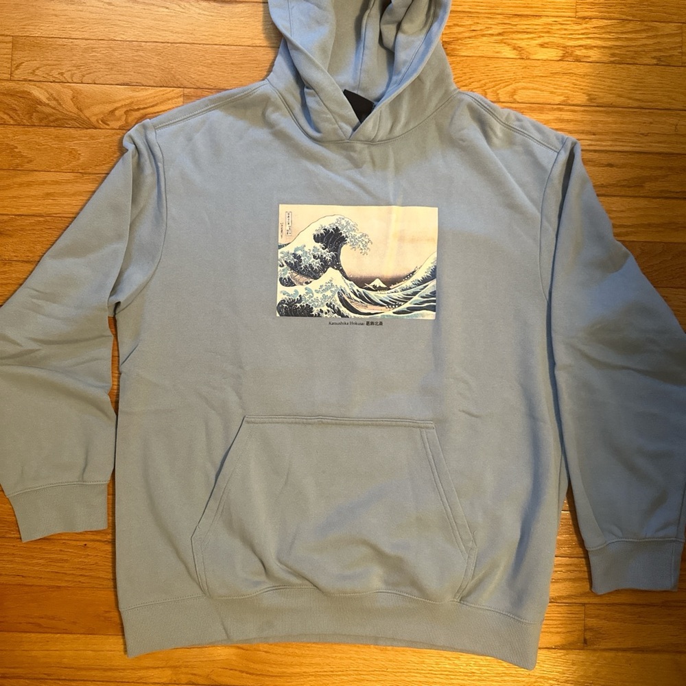 Kanagawa Wave Graphic Hoodie